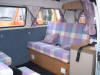 Calypso Campers UK - rock and roll bed